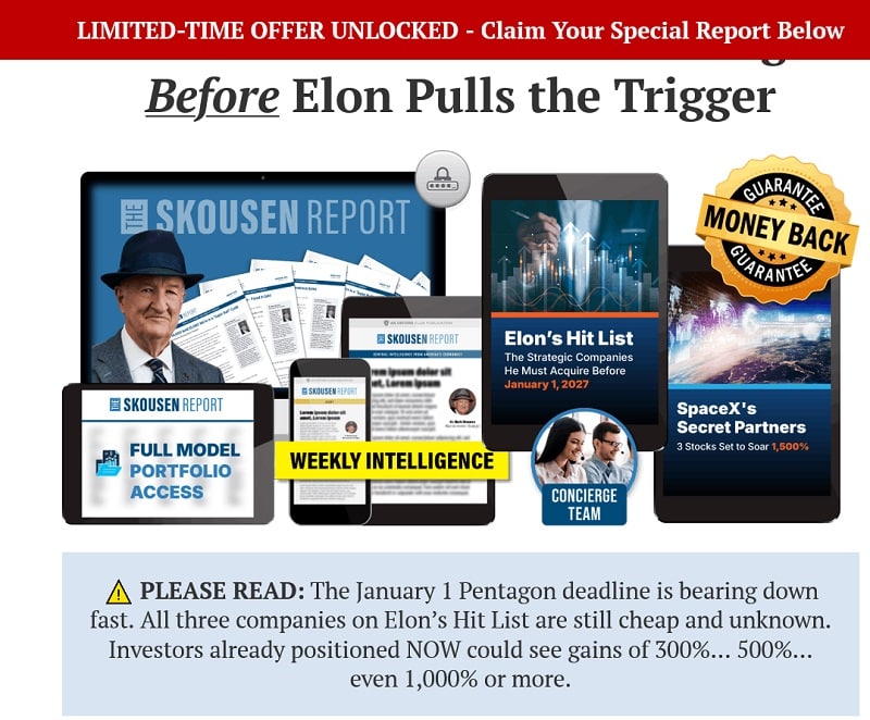 mark skousen elons hit list stocks revealed discount offer