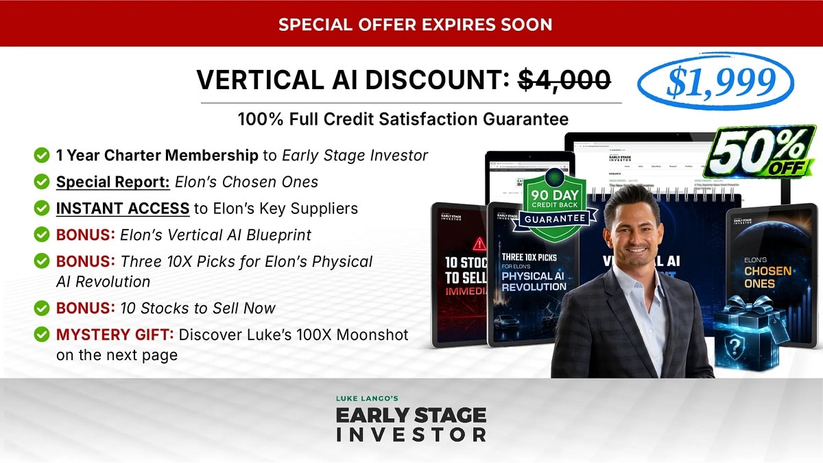 early stage investor vertical ai discount