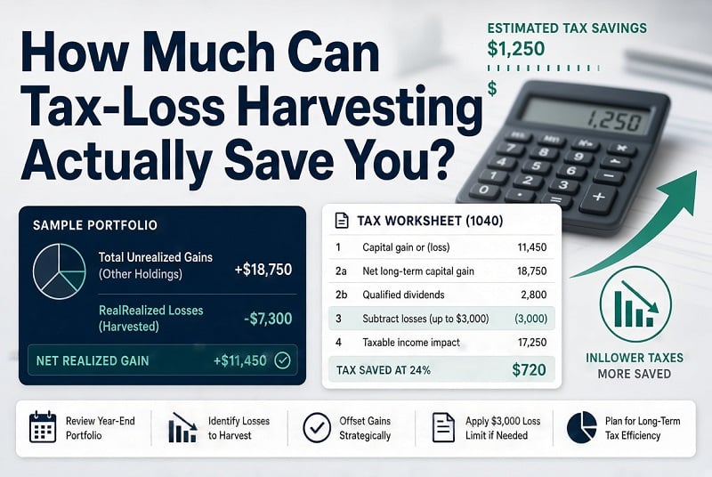 how much can tax loss harvesting actually save you