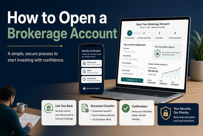 how to open a brokerage account