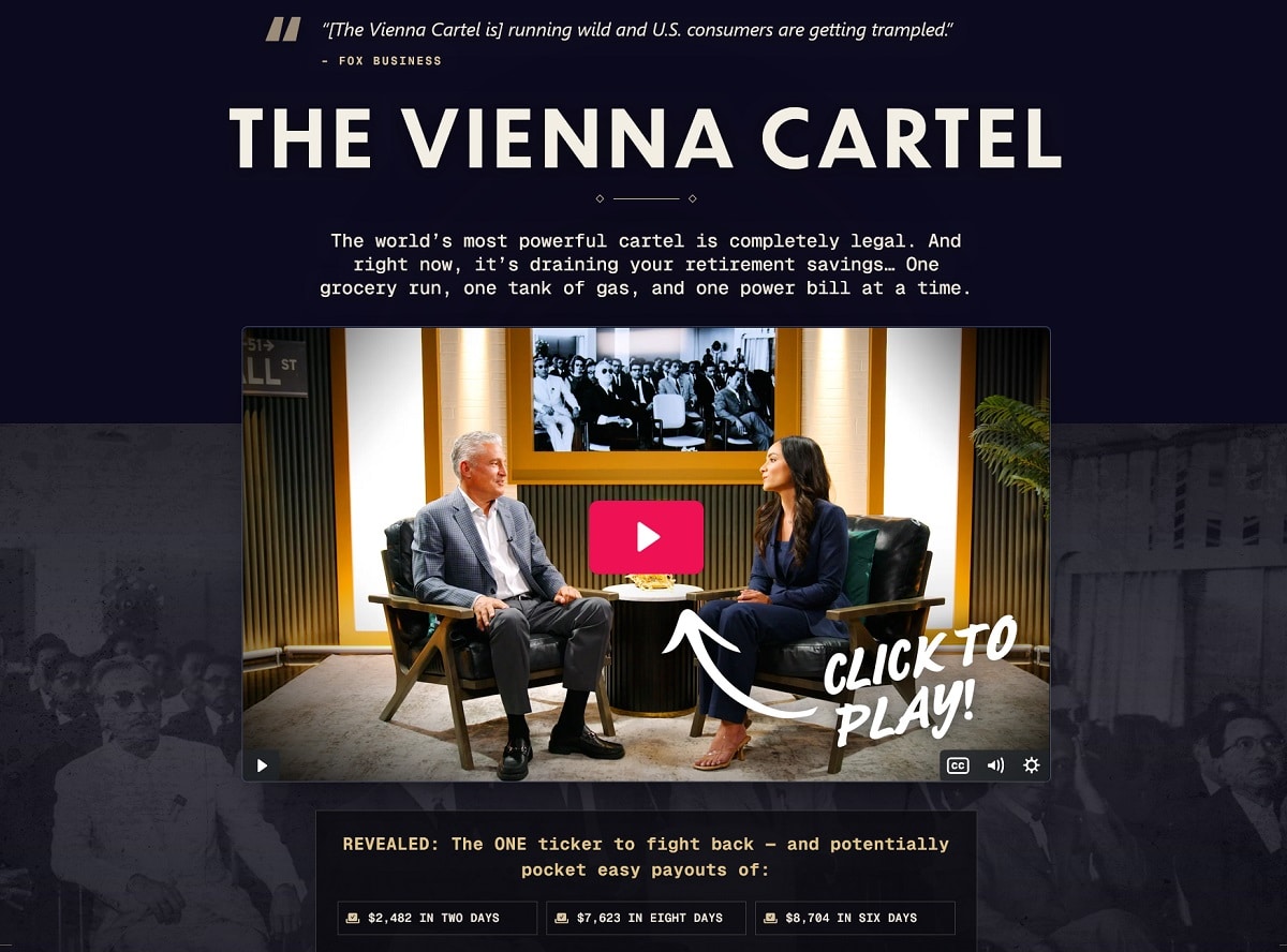 larry benedict vienna cartel uso options strategy