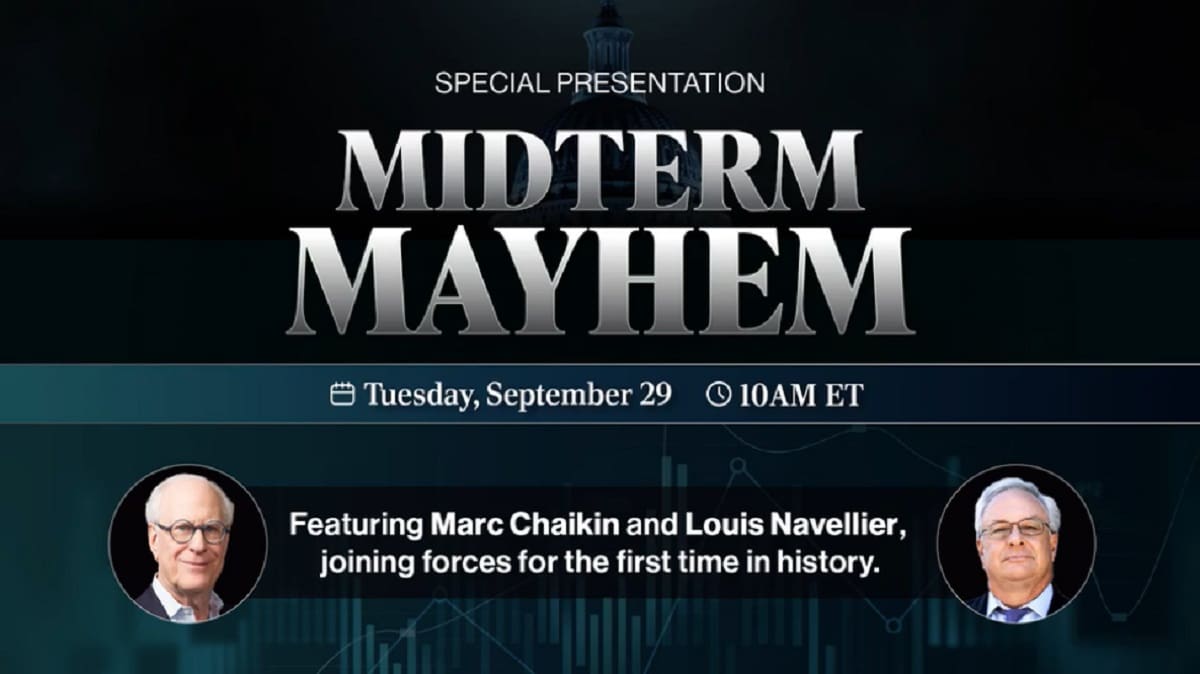 midterm mayhem louis navellier marc chaikin free event