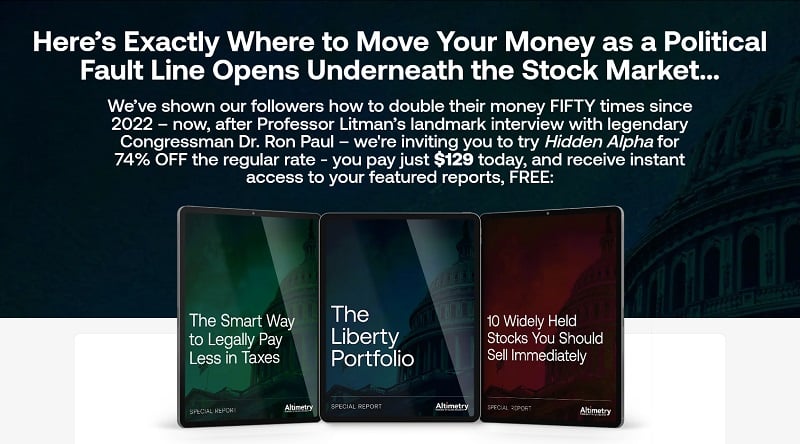 ron paul’s liberty portfolio picks revealed