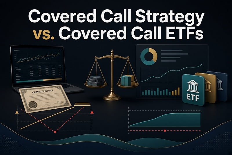 covered call strategy vs covered call etfs