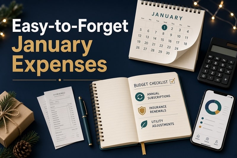 easy to forget january expenses