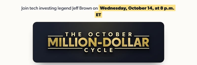 jeff brown's the october million dollar cycle event