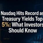 nasdaq hits record as treasury yields top 5