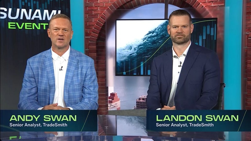 the stock tsunami event andy and landon swan