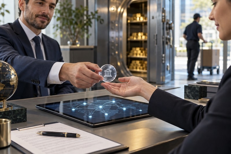 tokenized money blockchain transfer
